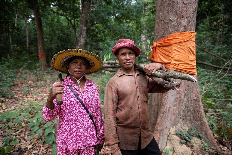  Women and men in community forestry area 