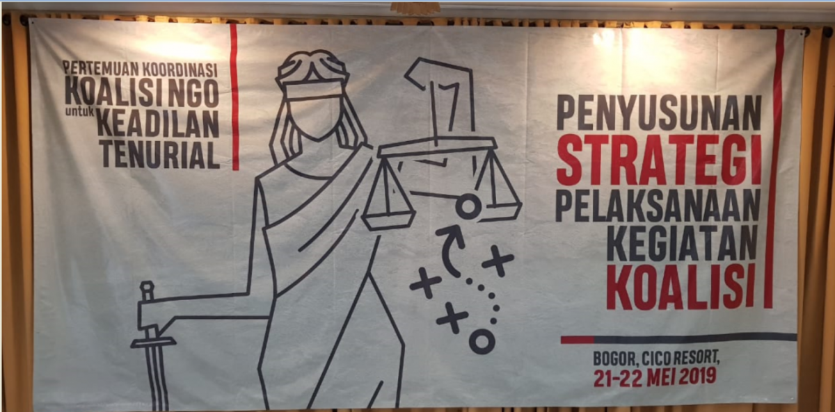 Tema pertemuan untuk diskusi koalisi yang strategis. ©RECOFTC