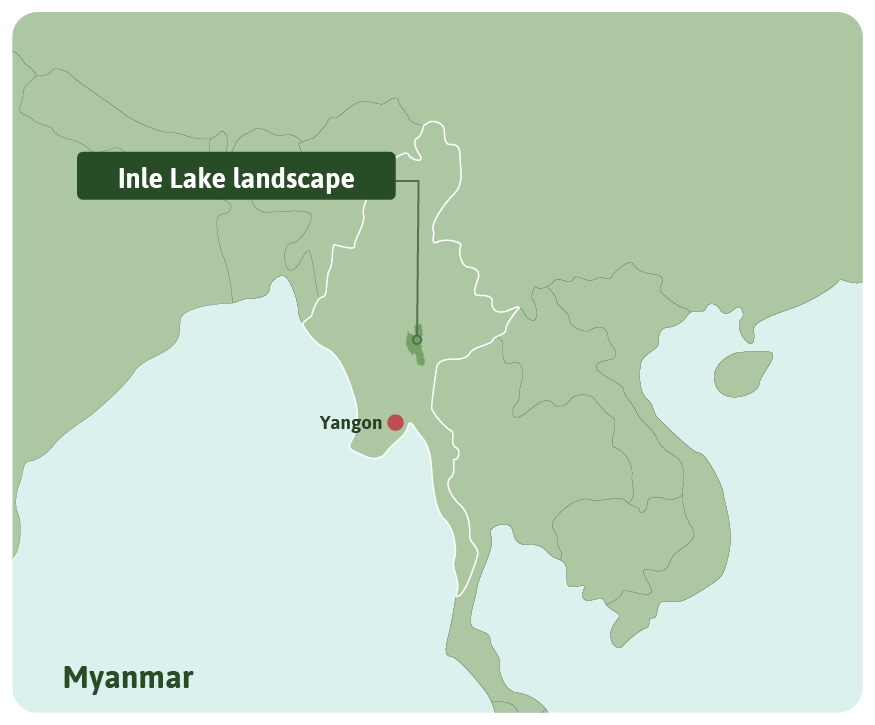 Inle Lake landscape