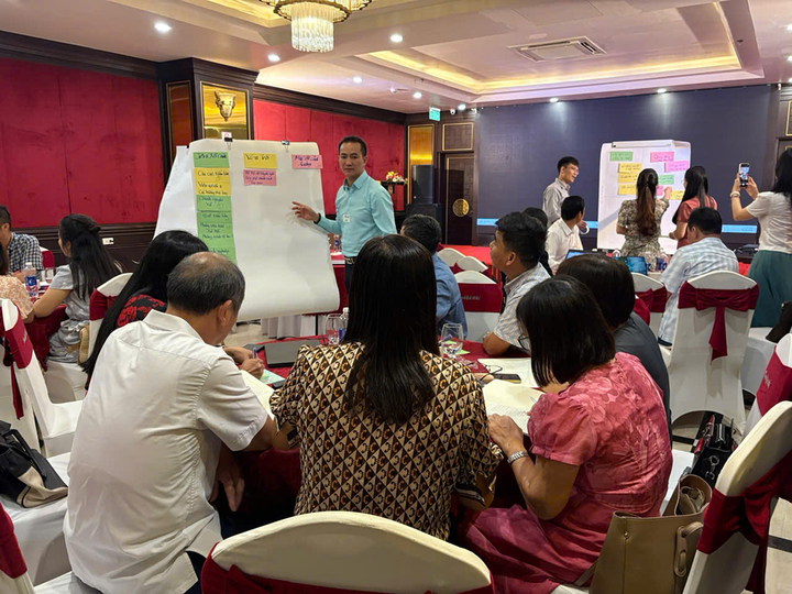 Participants of the project management training for better research outcomes in Viet Nam 