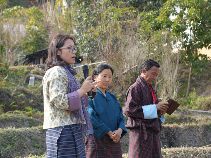 Representatives from Wokhu Damchi Community Forest