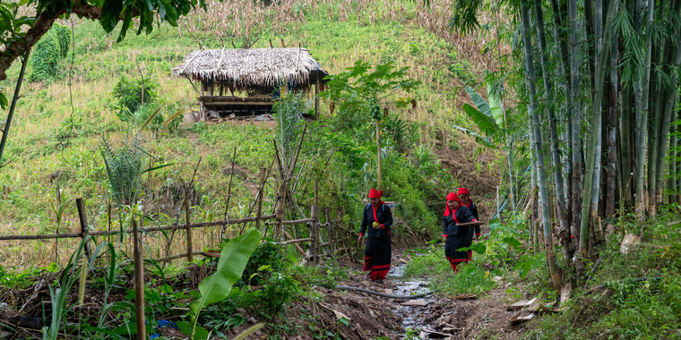 Community members from Nan province, Thailand