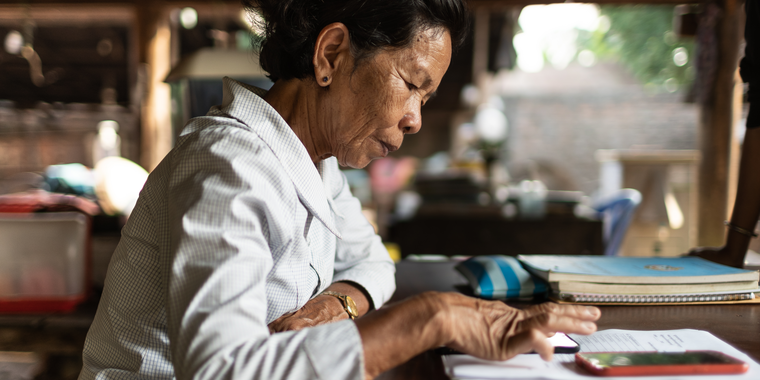 RECOFTC archive photo of a woman from Cambodia