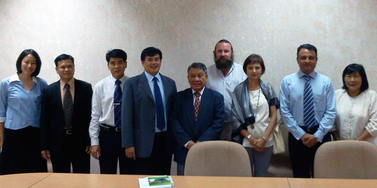 Courtesy visit to Kasetsart University Office of the President