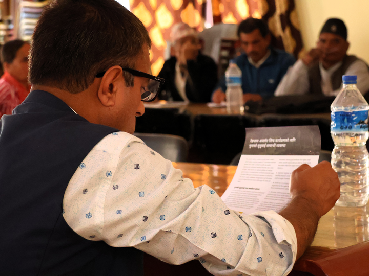 Participants in a workshop for the LEAF programme.