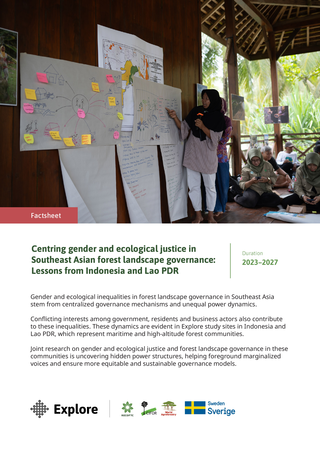 Centring gender and ecological justice in forest landscape governance