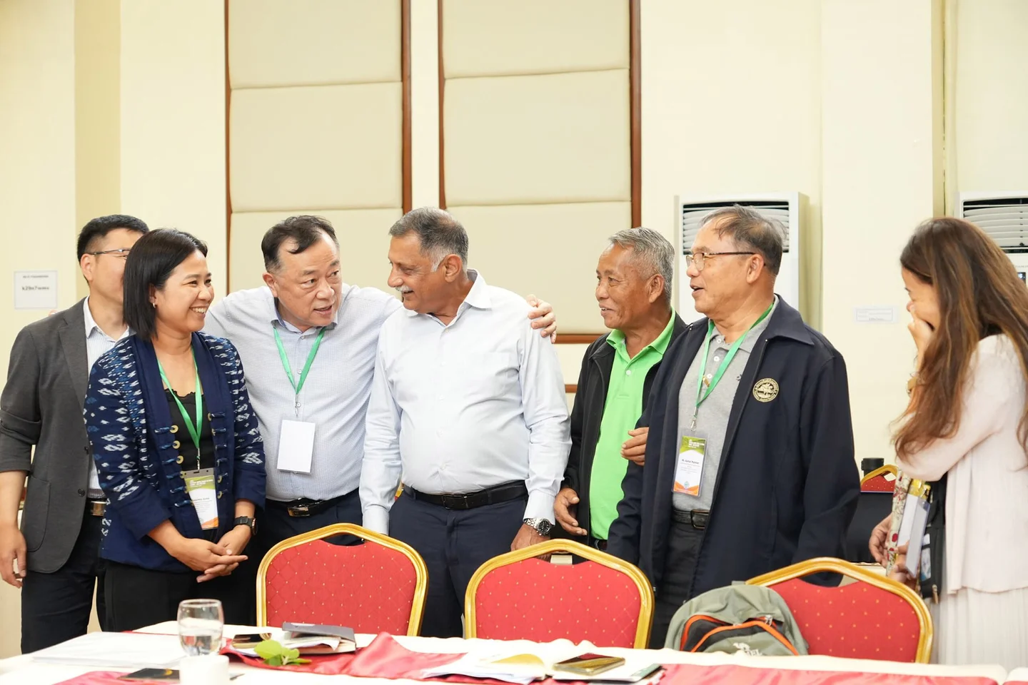 Asian Model Forest members and partners during an interactive session at the 2025 advisory meeting in Bohol, the Philippines. 