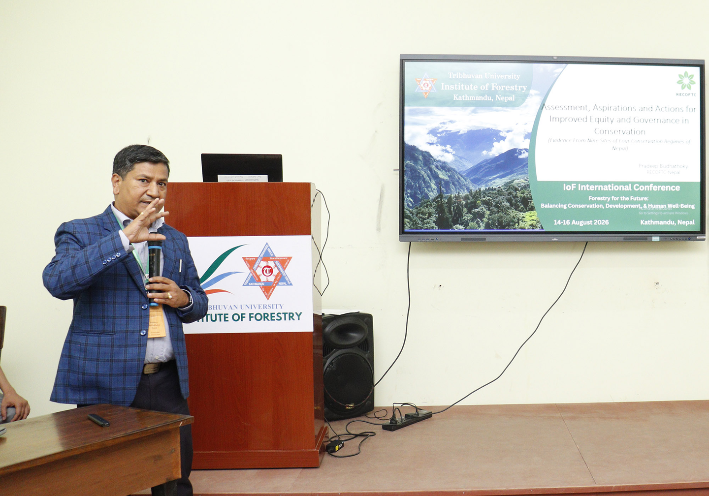 RECOFTC delegation at the IoF international forestry conference, Nepal