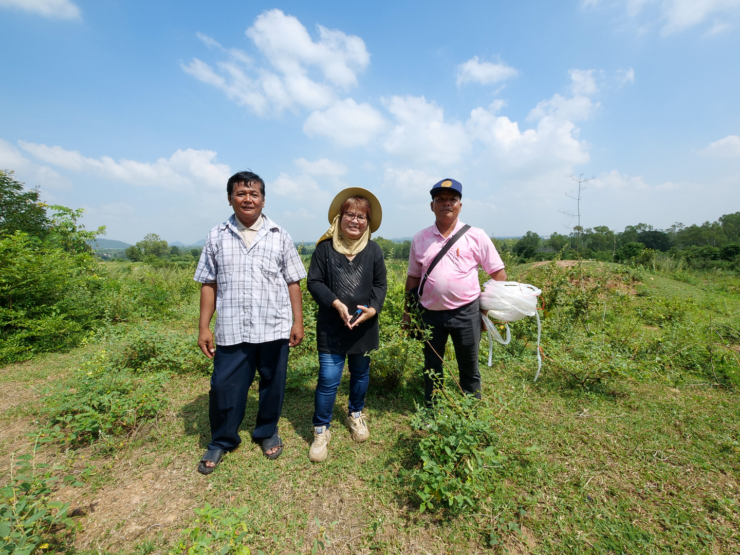 People on a field visit in Thailand.